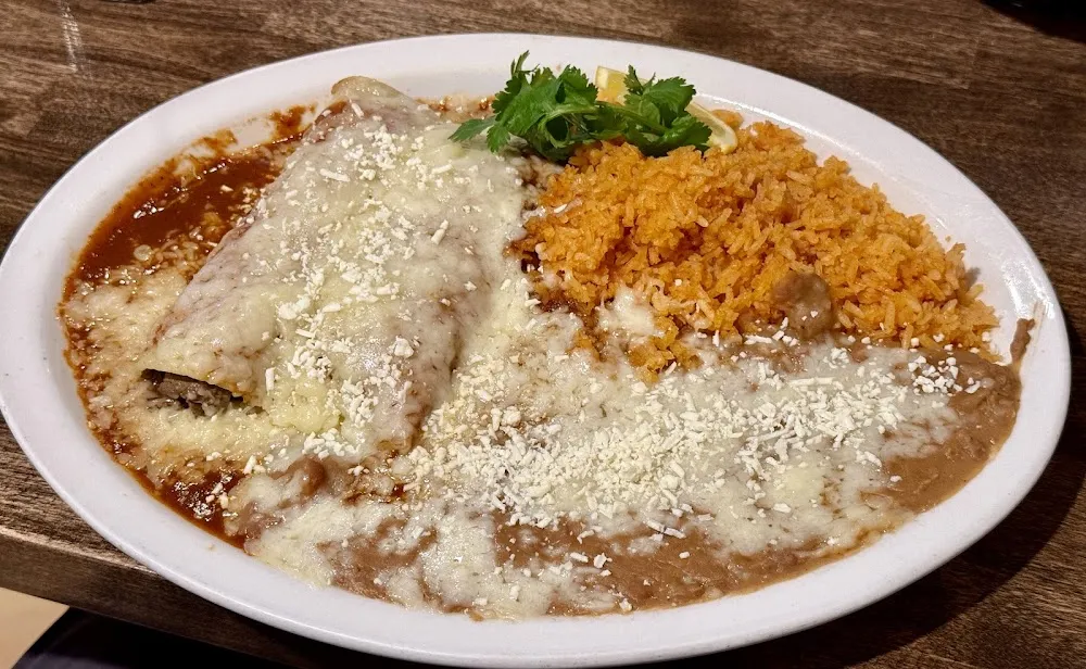 Enchiladas Mexicali Style
